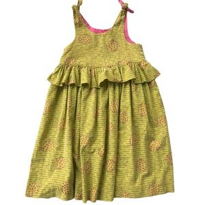 Manhattan pineapple dress ananas size 6 cotton